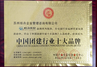 核舟體驗(yàn)榮獲2019中國(guó)團(tuán)建行業(yè)十大品牌